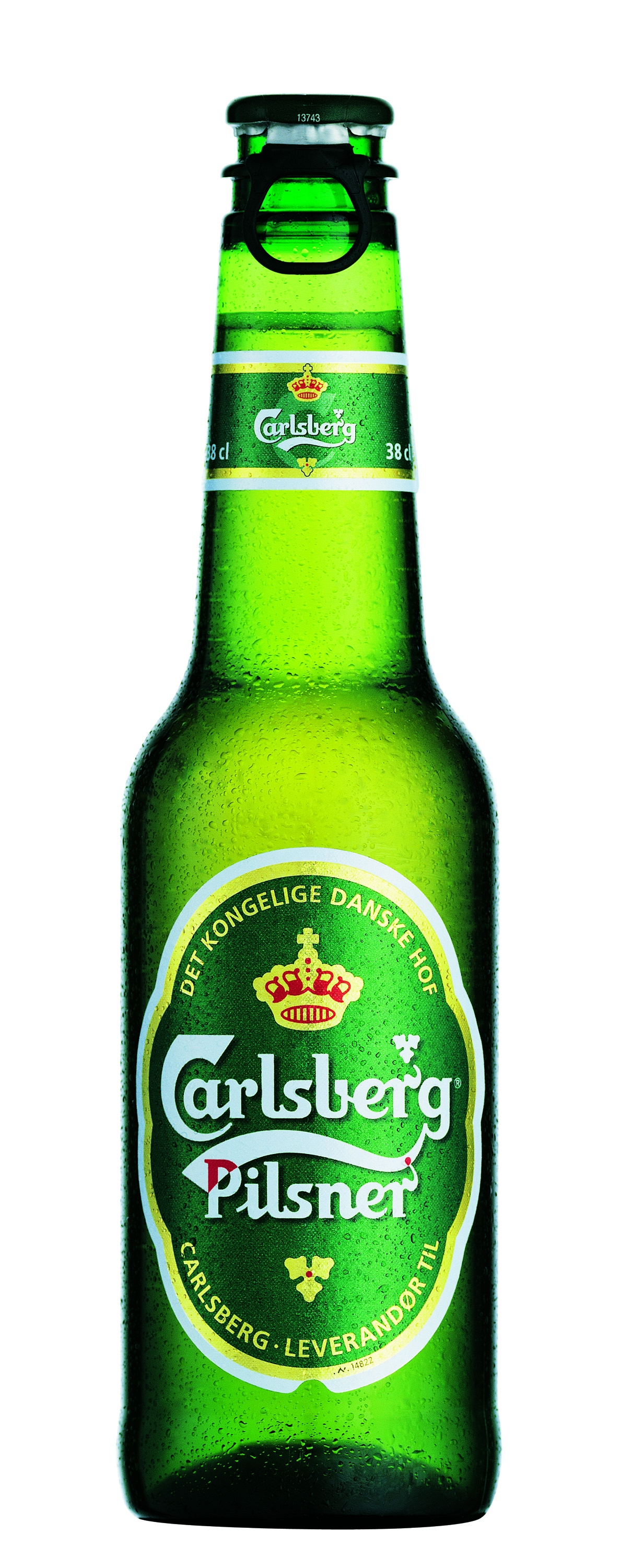 Sprøjteblæst ølflaske af PEN (Carlsberg Danmark A/S)