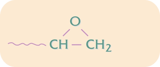 Epoxygruppens  kemiske konfiguration